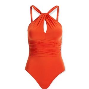 NWOT Bleu Rod Beattie RED HOT Swimsuit size 4